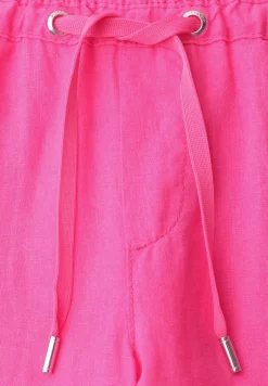 Wide Leg Hose im Loose Fit aus Leinen