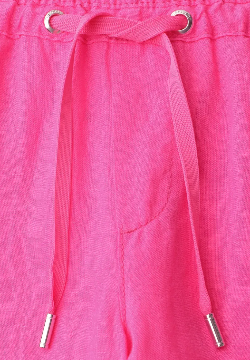Wide Leg Hose im Loose Fit aus Leinen