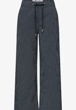 Wide Leg Hose im Loose Fit mit Streifen