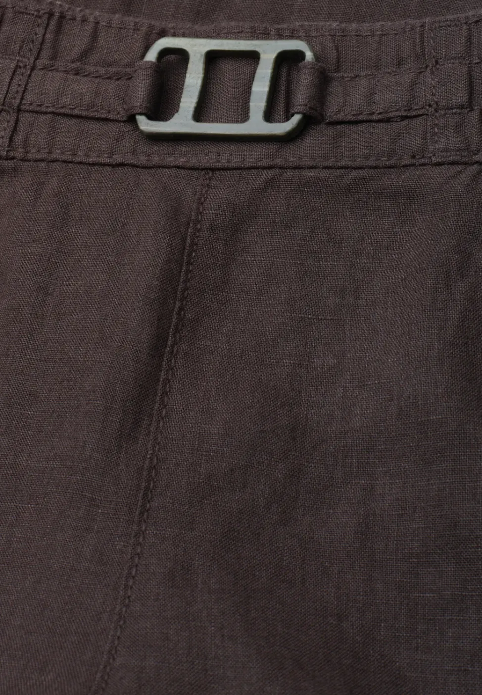 Wide Leg Hose im Loose Fit aus Leinen