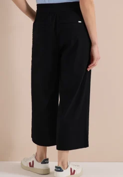 Wide Leg Hose in Seersucker Qualität