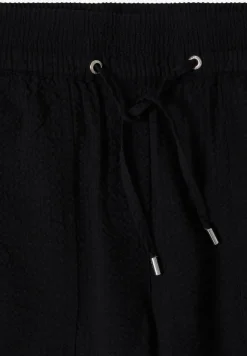 Wide Leg Hose in Seersucker Qualität
