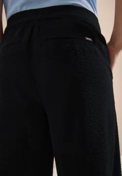 Wide Leg Hose in Seersucker Qualität