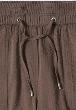 Wide Leg Hose in Seersucker Qualität