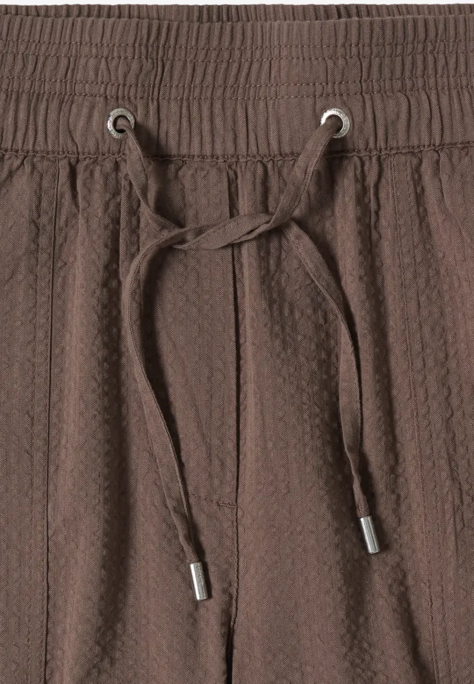 Wide Leg Hose in Seersucker Qualität