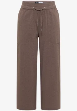 Wide Leg Hose in Seersucker Qualität