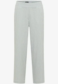 Wide Leg Hose in Seersucker-Qualität