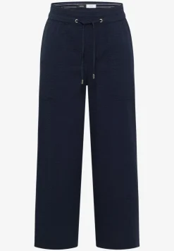 Wide Leg Hose in Seersucker Qualität