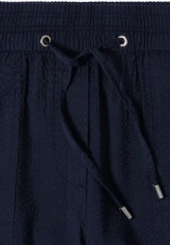 Wide Leg Hose in Seersucker Qualität