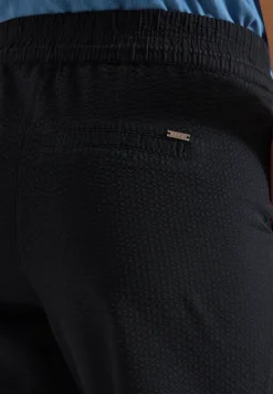 Wide Leg Hose in Seersuckerqualität