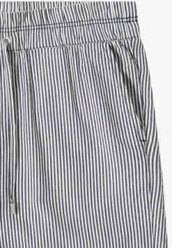 Wide Leg Hose in Seersuckerqualität