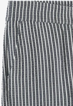 Wide Leg Hose in Seersucker-Qualität