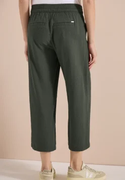 Wide Leg Hose in Seersucker Qualität