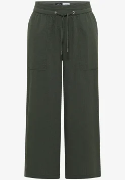 Wide Leg Hose in Seersucker Qualität