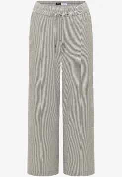 Wide Leg Hose in Seersuckerqualität