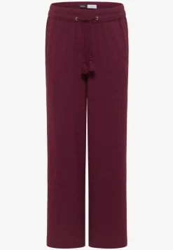 Wide Leg Hose in Seersuckerqualität