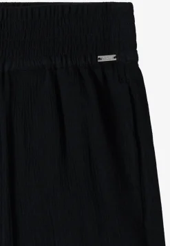 Wide Leg Hose mit Crepe Struktur