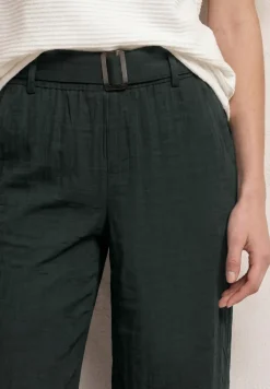 Wide Leg Hose mit Gürtel im Casual Fit