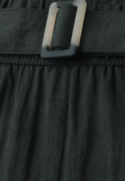 Wide Leg Hose mit Gürtel im Casual Fit