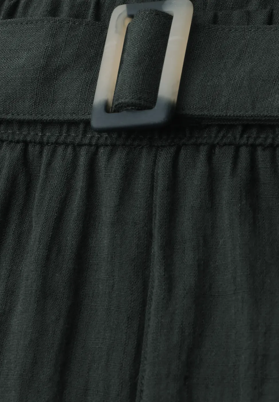 Wide Leg Hose mit Gürtel im Casual Fit