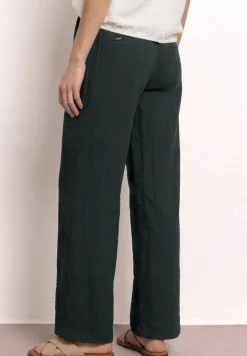 Wide Leg Hose mit Gürtel im Casual Fit