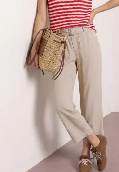 Wide Leg Hose mit Gürteldetail