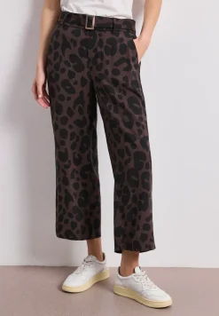 Wide Leg Hose mit Gürteldetail
