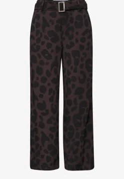 Wide Leg Hose mit Gürteldetail