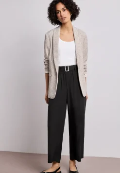Wide Leg Hose mit Gürteldetail