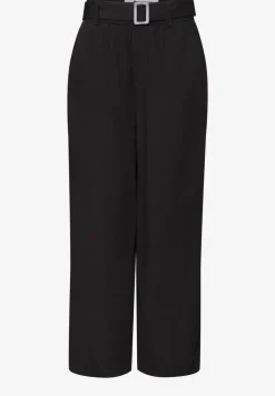 Wide Leg Hose mit Gürteldetail