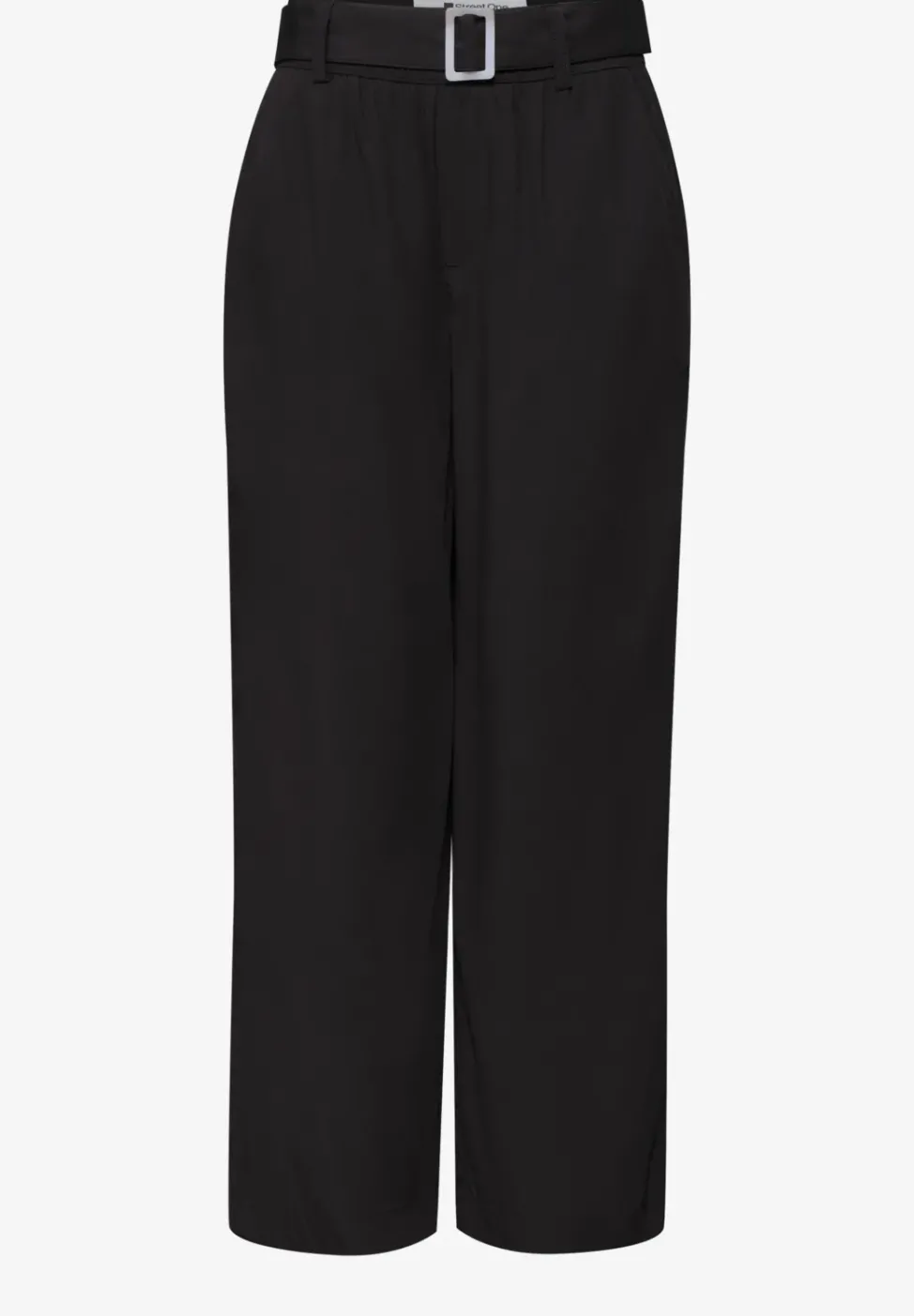 Wide Leg Hose mit Gürteldetail