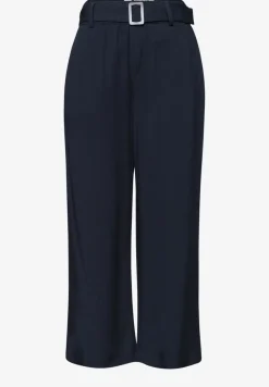 Wide Leg Hose mit Gürteldetail