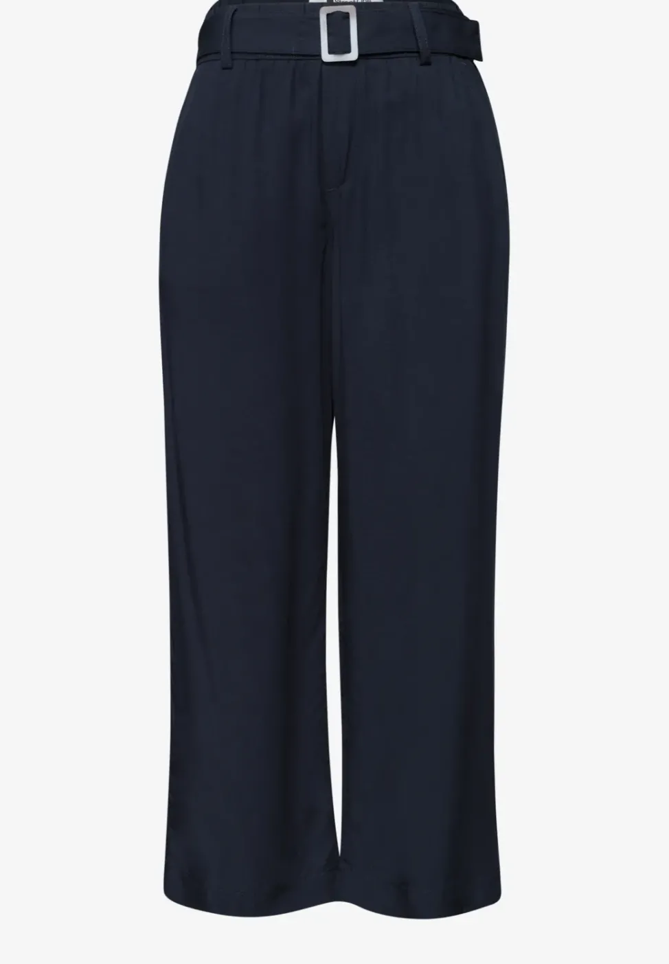 Wide Leg Hose mit Gürteldetail