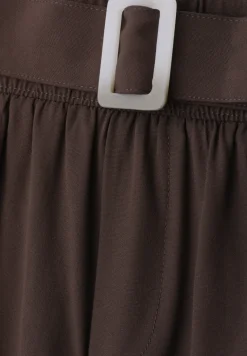 Wide Leg Hose mit Gürteldetail