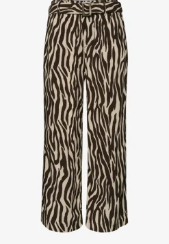 Wide Leg Hose mit Gürteldetail