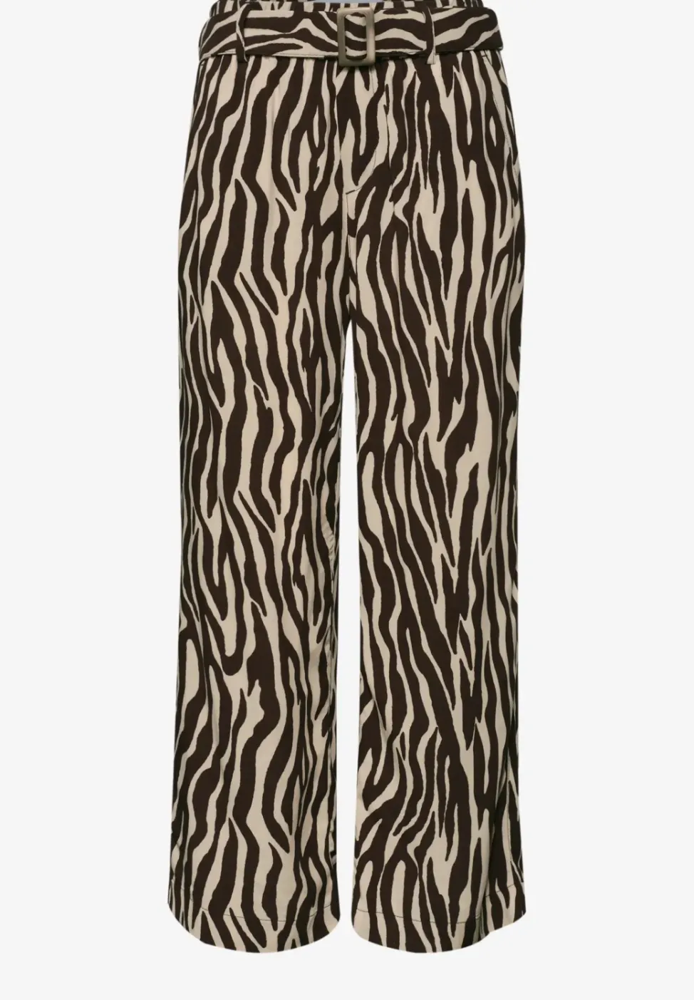 Wide Leg Hose mit Gürteldetail