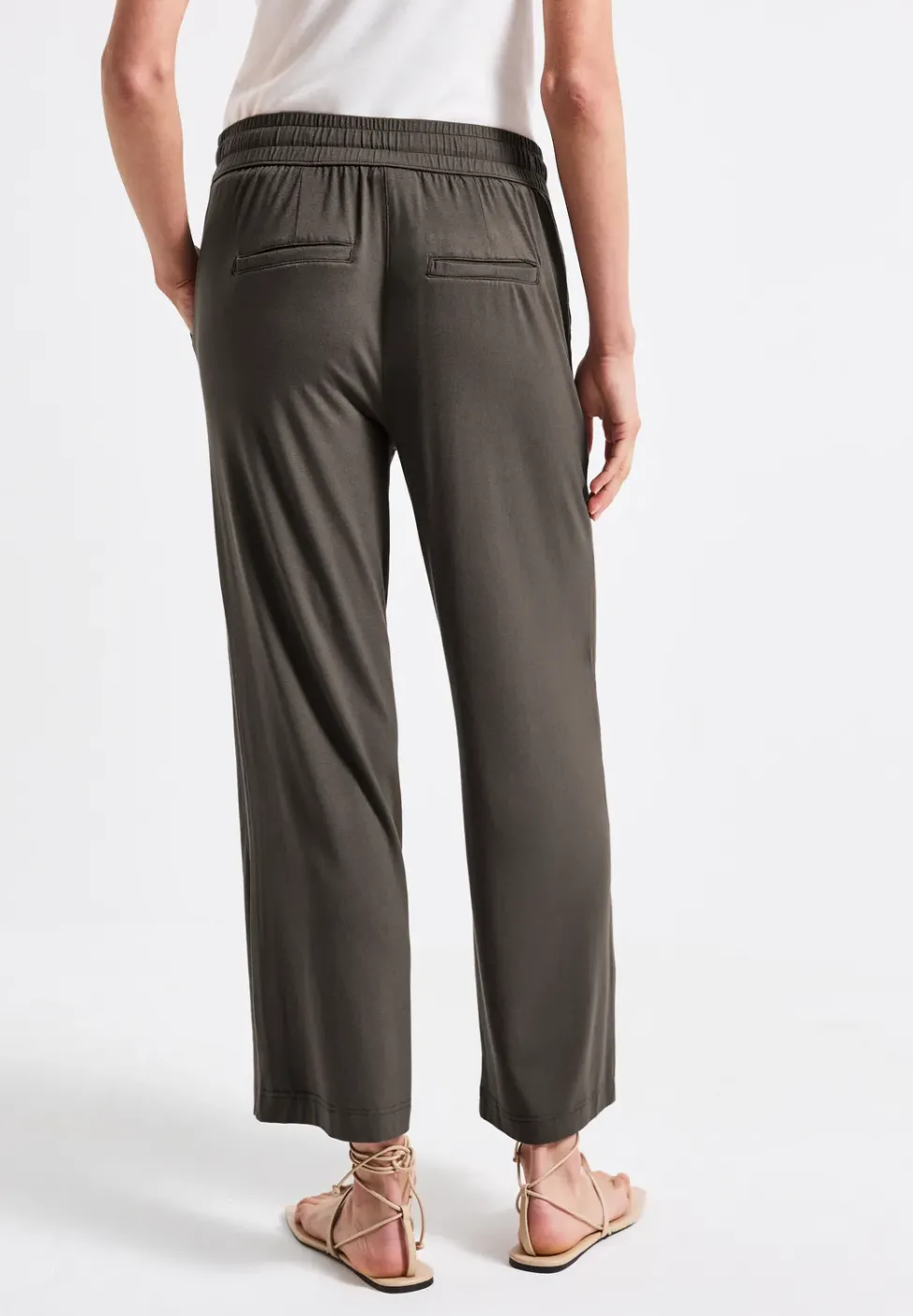 Wide Leg Hose mit Jogg Bund