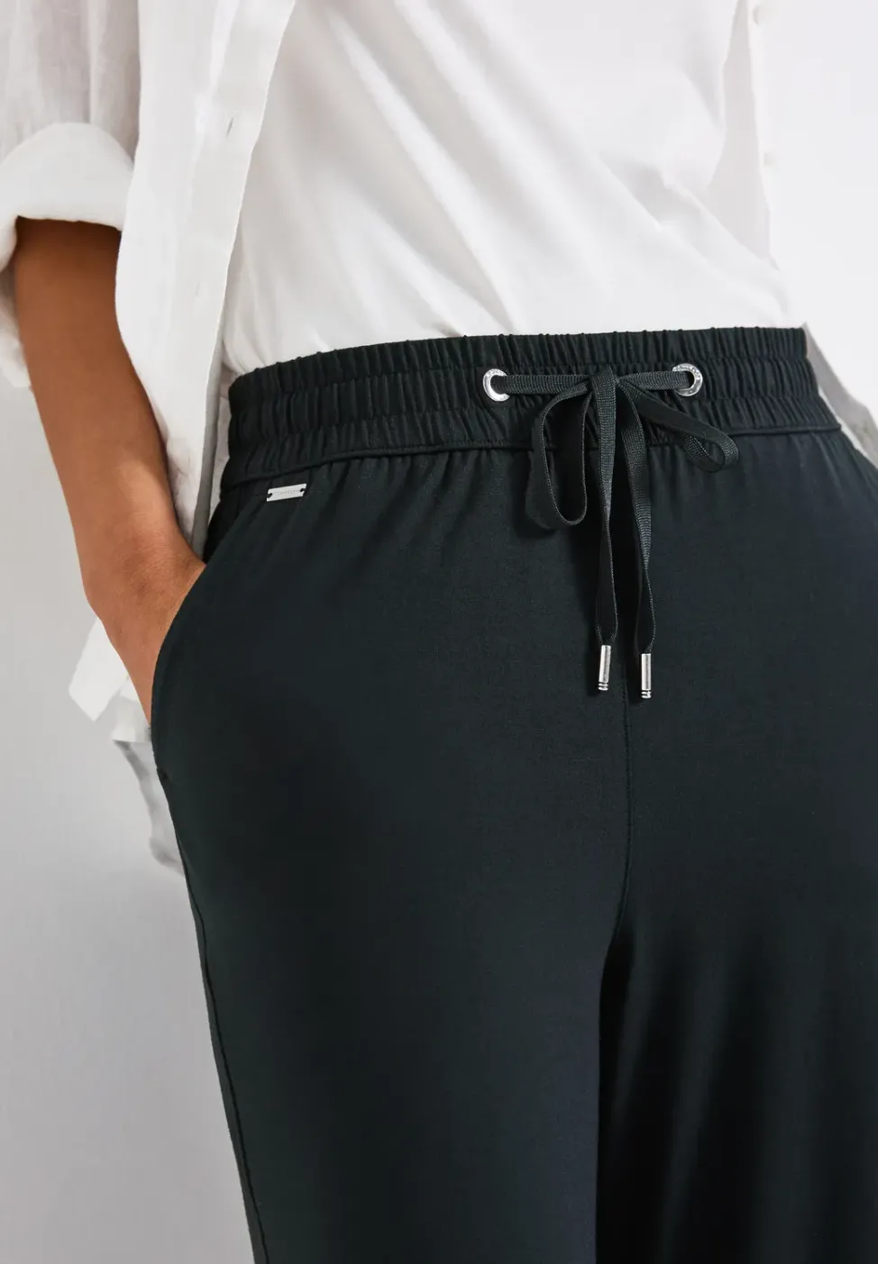Wide Leg Hose mit Jogg Bund