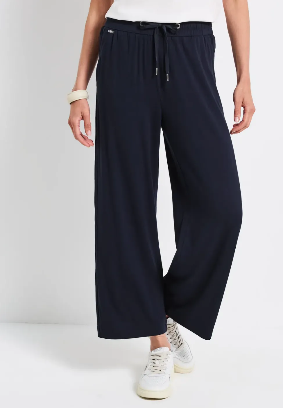 Wide Leg Hose mit Jogg Bund