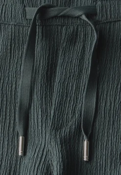 Wide Leg Hose mit Struktur