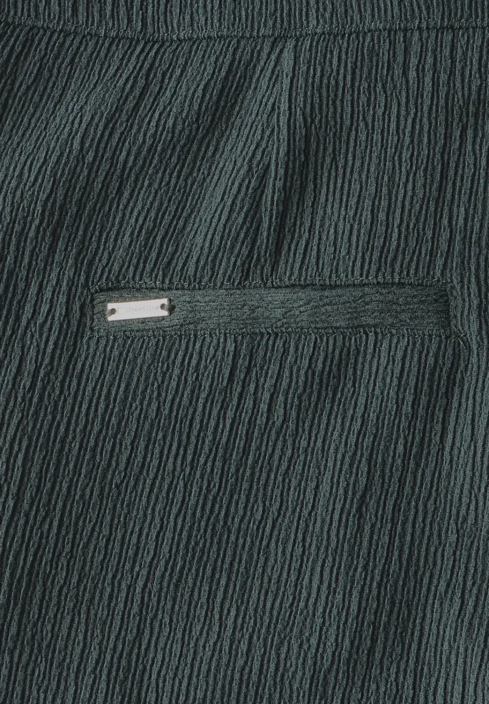 Wide Leg Hose mit Struktur