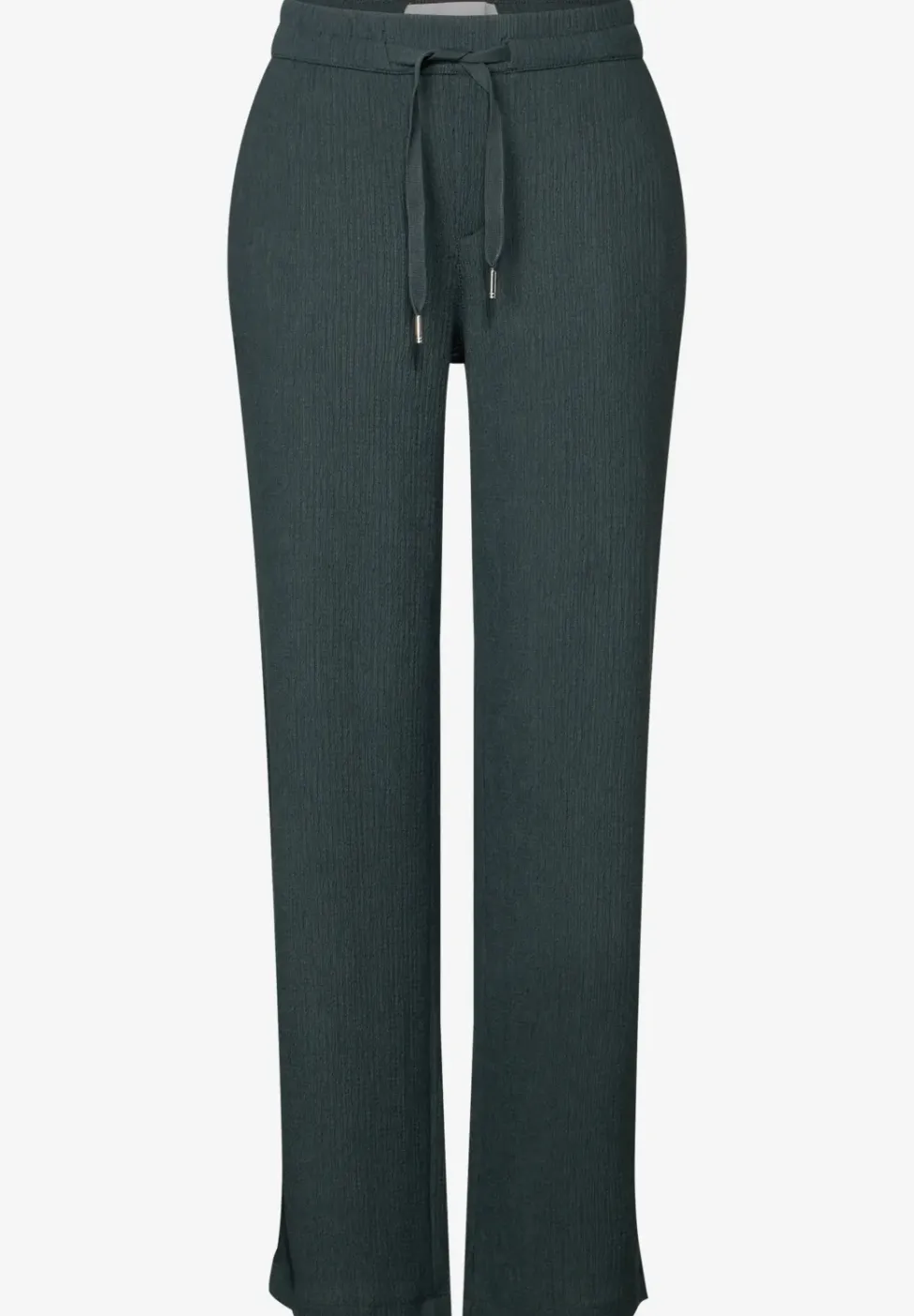 Wide Leg Hose mit Struktur