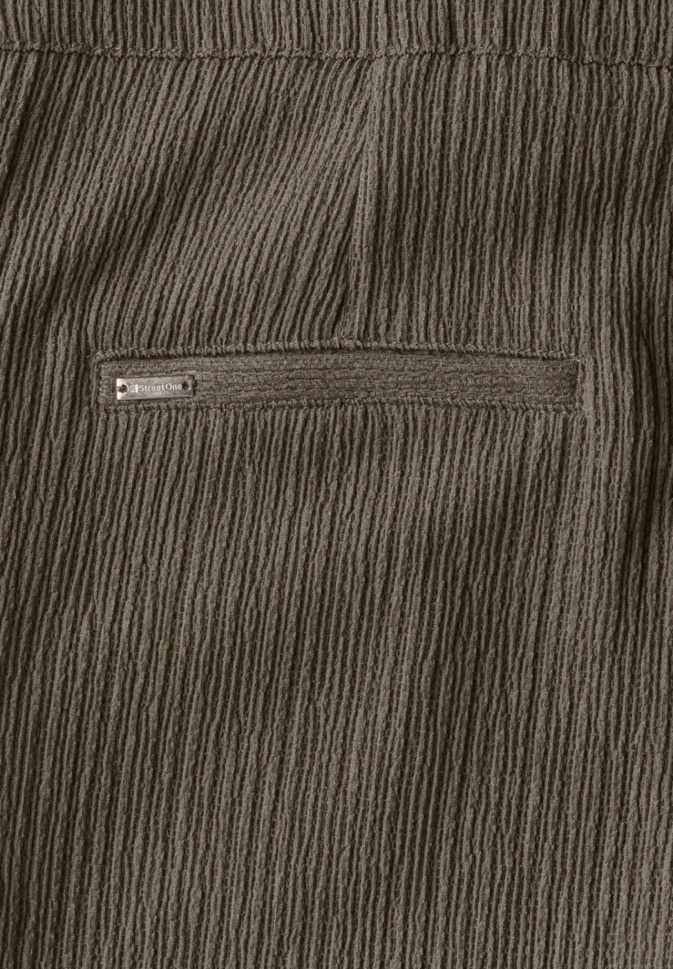 Wide Leg Hose mit Struktur