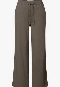 Wide Leg Hose mit Struktur