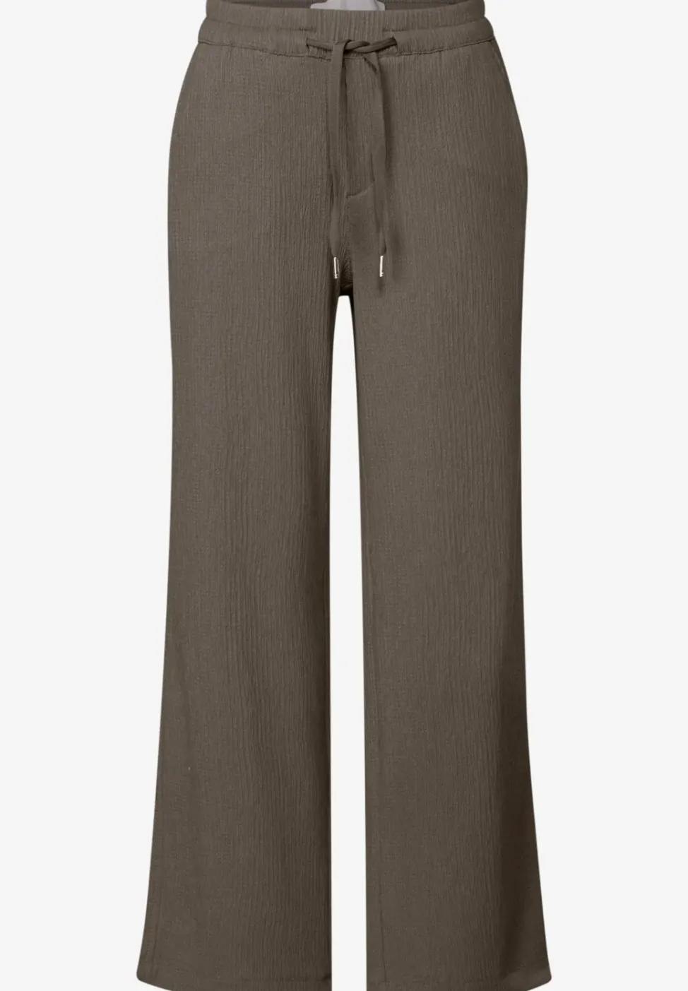 Wide Leg Hose mit Struktur