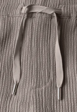 Wide Leg Hose mit Struktur