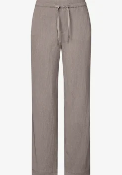 Wide Leg Hose mit Struktur
