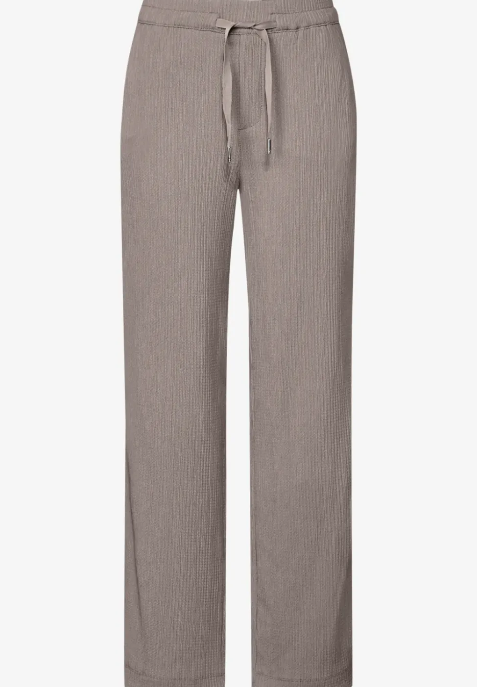 Wide Leg Hose mit Struktur