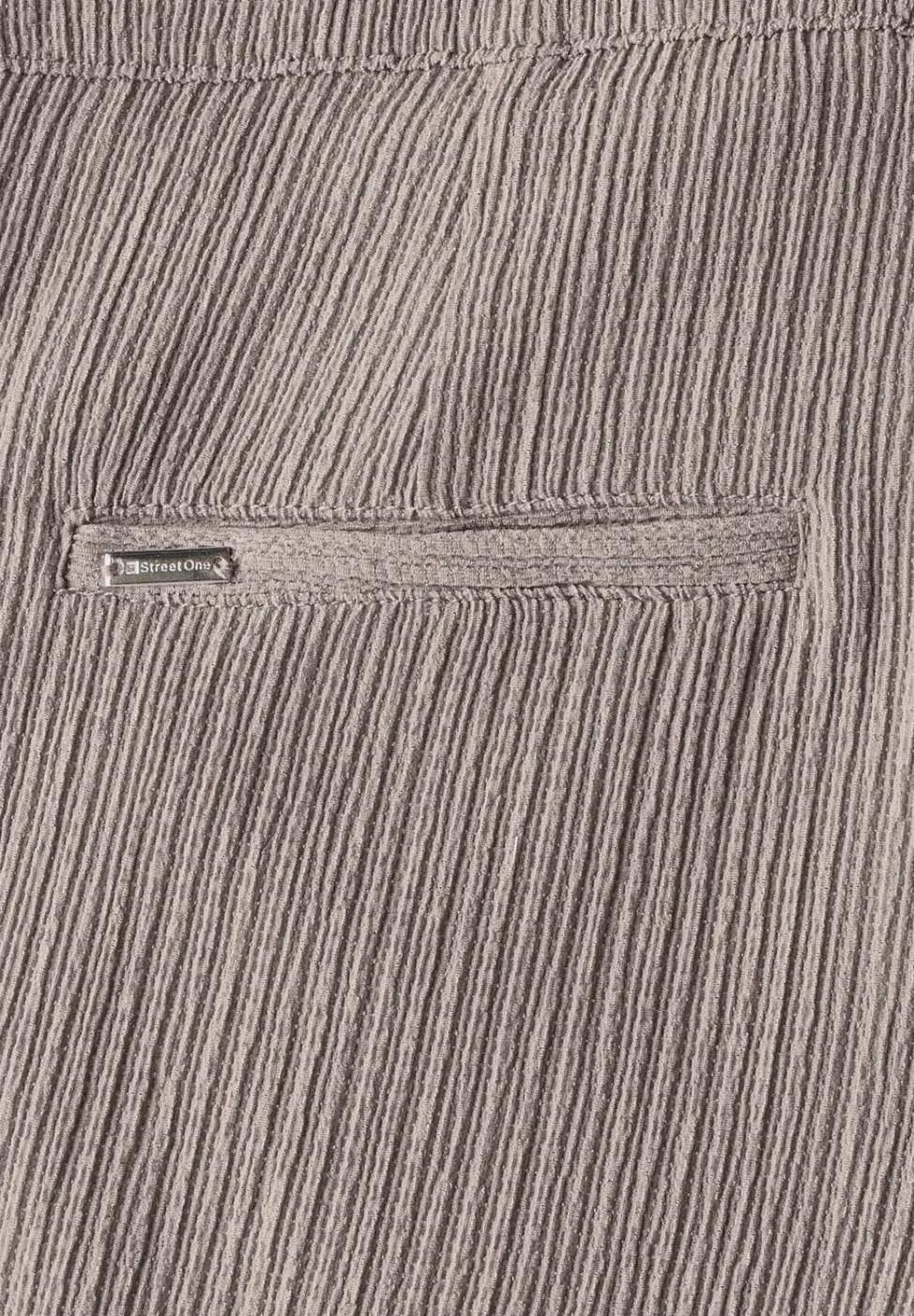 Wide Leg Hose mit Struktur