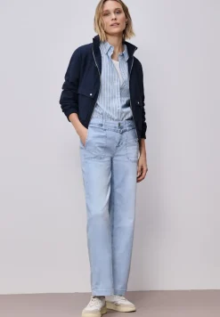 Wide Leg Jeans im Bleached-Look